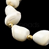 Natural Trochid Shell/Trochus Shell Beads Strands BSHE-A002-07-3