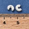 Brass Crimp Beads Covers KK-CBA1A60-05S-3
