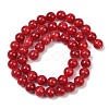 Natural Dyed Marble Beads Strands G-D315-A01-05-10mm-3