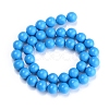 Dyed Natural Mashan Jade Beads Strands DJDA-E266-14mm-02-2