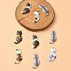 Rack Plating Alloy Enamel Pendants ENAM-YW0003-70-2