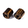 Natural Tiger Eye European Beads G-P520-05C-3