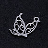 Tarnish Resistant 201 Stainless Steel Hollow Pendants STAS-Q201-JN277-1-2