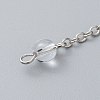 Platinum Tone Brass Crystal Cone Hexagonal Pointed Dowsing Pendulums X-MAK-M015-01I-9
