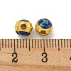 Rack Plating Brass Enamel Beads KK-P277-36G-03-3