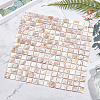 Square Natural Shell Pattern Paper DIY-WH0223-69-8