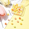 70Pcs Rubberized Style Acrylic Beads MACR-FS0001-71D-8
