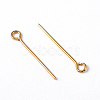 Golden Plated Brass Eye Pin Jewery Making Findings X-EPC2.0cm-G-2