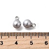 ABS Plastic Imitation Pearl Pendants FIND-H052-01C-02P-3