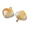 Natural Topaz Jade Pendants G-G956-B35-G-2