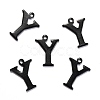 304 Stainless Steel Alphabet Charms STAS-H122-Y-EB-2