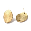 Ion Plating(IP) 304 Stainless Steel Stud Earrings Findings STAS-B041-03G-1