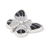 Rack Plating Alloy Enamel Pendants PALLOY-F018-22P-04-2