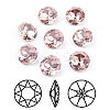 Pointed Back & Back Plated K9 Glass Rhinestone Cabochons RGLA-J012-10mm-319-1
