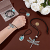 6Pcs Synthetic Turquoise & Alloy Necklaces & Hair Tie Kits SJEW-PH00014-3