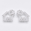 Tarnish Resistant 201 Stainless Steel Pendants STAS-T044-79P-1