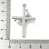 Rack Plating Brass Micro Pave Cubic Zirconia Pendants KK-F869-10P-3