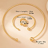 Iron Cuff Bangle & Rings & Collar Necklaces Sets for Women FS-WG38B2A-01-4