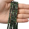 Natural Ruby in Zoisite Beads Strands G-A280-C09-01-1