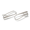 Brass Earring Hooks KK-H502-11P-2