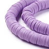 Handmade Polymer Clay Beads X-CLAY-R067-6.0mm-01-2