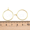 Brass Wine Glass Charm Rings X-EC067-1G-3