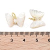 Brass Micro Pave Cubic Zirconia Pendants KK-C051-34G-3