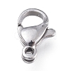 Tarnish Resistant 316 Surgical Stainless Steel Lobster Claw Clasps STAS-M281-01P-B-1