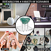 Square Acrylic Display Stands for Raw Stone Mineral Crystal Ball ODIS-WH0028-98-5