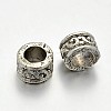 Tibetan Style Alloy Column Spacer Beads PALLOY-E381-07AS-NR-2