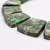 Towanite and Imperial Jasper Graduated Beads Strands G-P296-B01-2