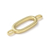 Rack Plating Brass Connector Charms KK-P245-07G-O-2