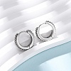 304 Stainless Steel Hoop Earrings EJEW-D331-16P-4