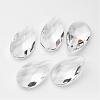 Faceted Teardrop Glass Pendants X-GLAA-R149-01-1