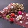 Snowflake Deco Mesh Ribbons OCOR-P010-G08-5