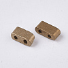 2-Hole Baking Paint Glass Seed Beads SEED-S023-17B-21-2