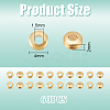 60Pcs Brass Beads KK-UN0003-15-3