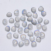 Spray Painted Glass Charms GLAA-R111-01-C02-1