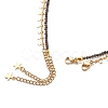 2Pcs 2 Style 304 Stainless Steel Moon & Star Pendant Necklaces Set NJEW-JN04030-4
