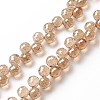 Transparent Glass Beads Strands GLAA-G096-01G-1