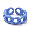 Spray Painted Alloy Cuff Rings RJEW-T011-29-RS-3