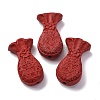 Cinnabar Beads CARL-K001-25-1