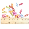 Plating Acrylic Beads X-PPDL045Y-2