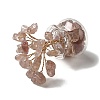 Natural Strawberry Quartz Chips Tree Decorations DJEW-Z007-02B-2
