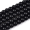 Opaque Solid Color Glass Beads Strands GLAA-T032-P10mm-01-1