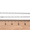 2MM 304 Stainless Steel Oval Link Chain Necklaces NJEW-D328-02P-3