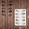 Large Plastic Reusable Drawing Painting Stencils Templates DIY-WH0202-095-2