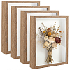 MDF Composite Wood Photo Frame Stand for Dried Flower LS-DJEW-WH0028-057B-1