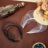2Pcs 2 Styles Cloth Mesh Veil Headband MRMJ-GA0001-25-5