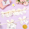 2Pcs Cloth Bowknot Hanging Banner for Christmas Tree Decoration AJEW-SP0002-82B-5